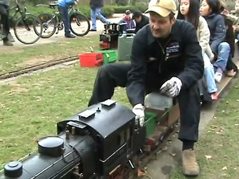 Viel Betrieb im Bahnhof Stadtpark Leverkusen Feldbahn BR96