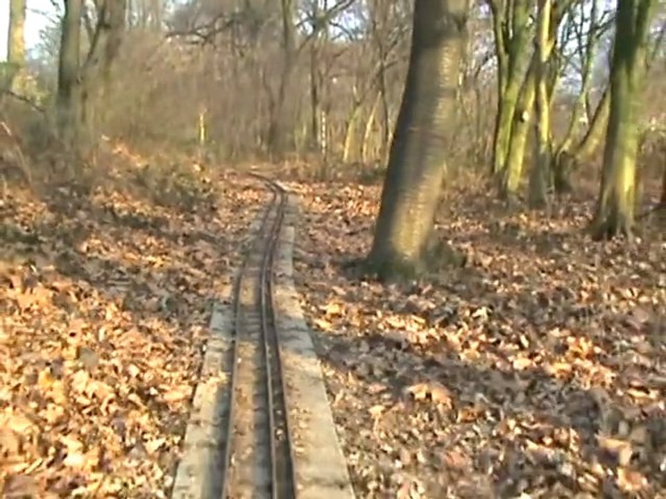 Eine rückwärts gefilmte Runde auf Leverkusener Dampfbahn 02