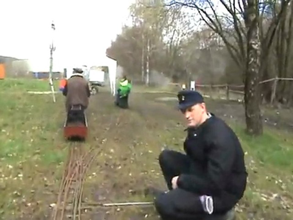 Zwei Runden auf der Anlage des Dampfbahnclubs Sprockhoevel