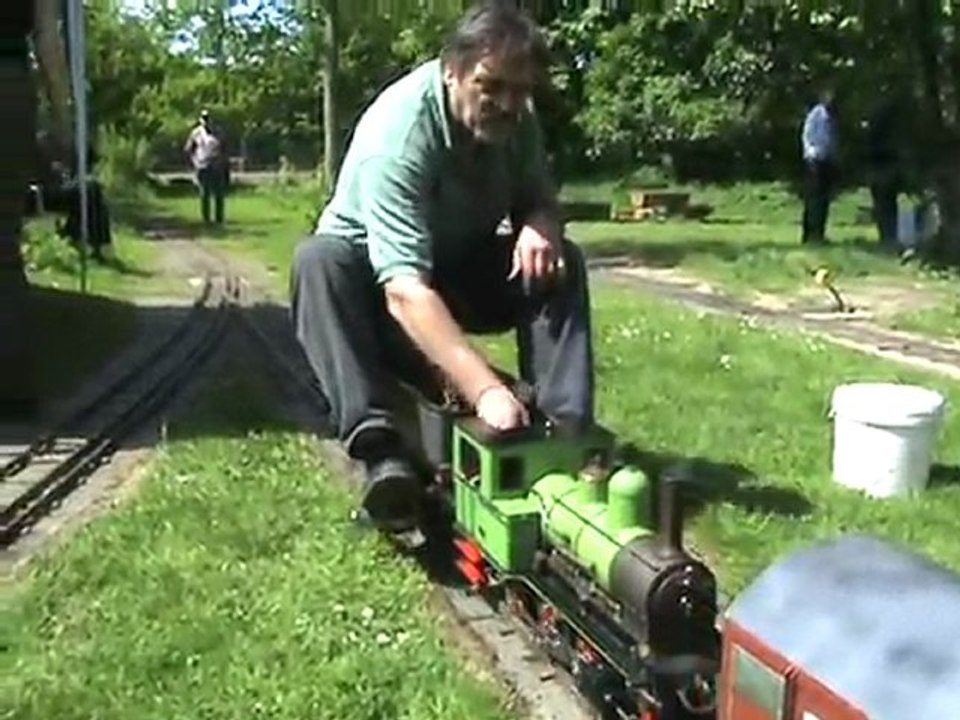 Preußische T3 kommt an und das E 3/3 Tigerli fährt ab