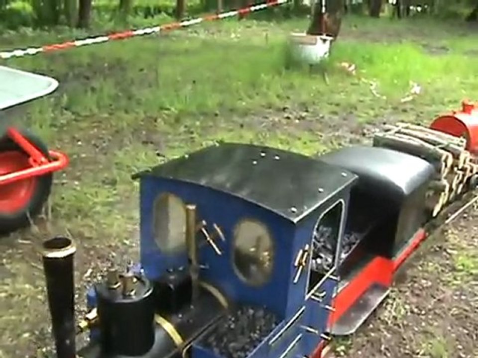 Bergwerksdampflok "zornige armeise" auf fünf zoll spur