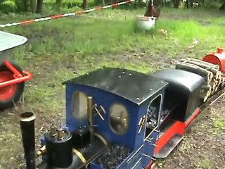 Bergwerksdampflok "Zornige Armeise" auf fünf Zoll Spur