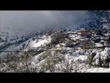 village El-Hamma sous la neige, février 2012