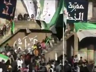 فري برس حمص الحولة طفلة الحولة تغني لحمص 1 3 2012