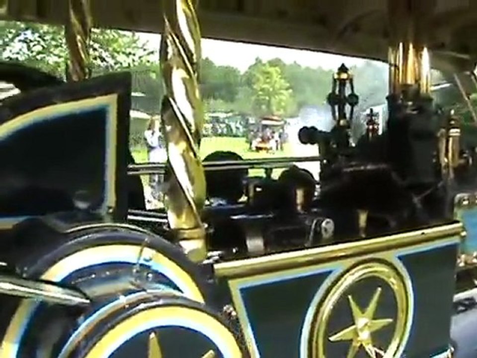 Pracht - Lokomobil als Dampforgel - Antrieb