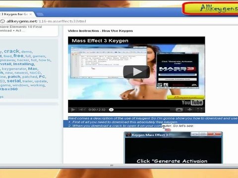 Mass Effect 3 Serial Keys (Serial Numbers)