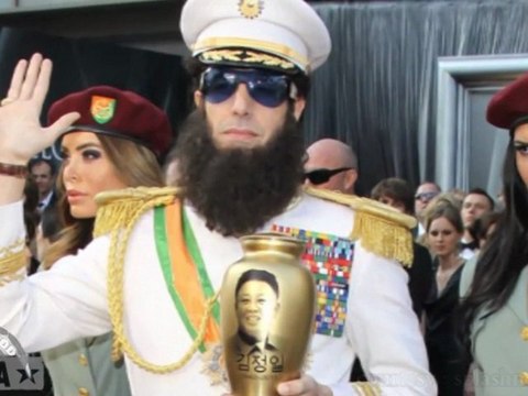 Sacha Baron Cohen Leaves the Red Carpet in Ashes