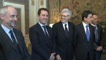 Roma - Napolitano riceve delegazione Gruppo Avio (29.02.12)