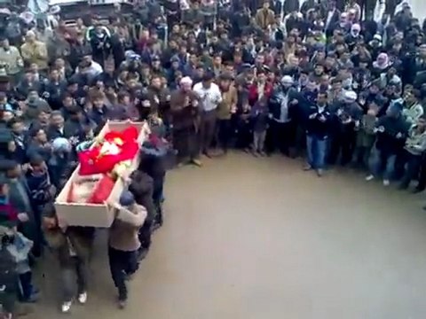 فري برس حماة المحتلة كرناز تشييع الشهيد واصل حسن اليوسف 1 3 2012