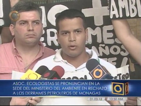 Grupos ambientalistas exigen al Minamb actuación en derrames petroleros