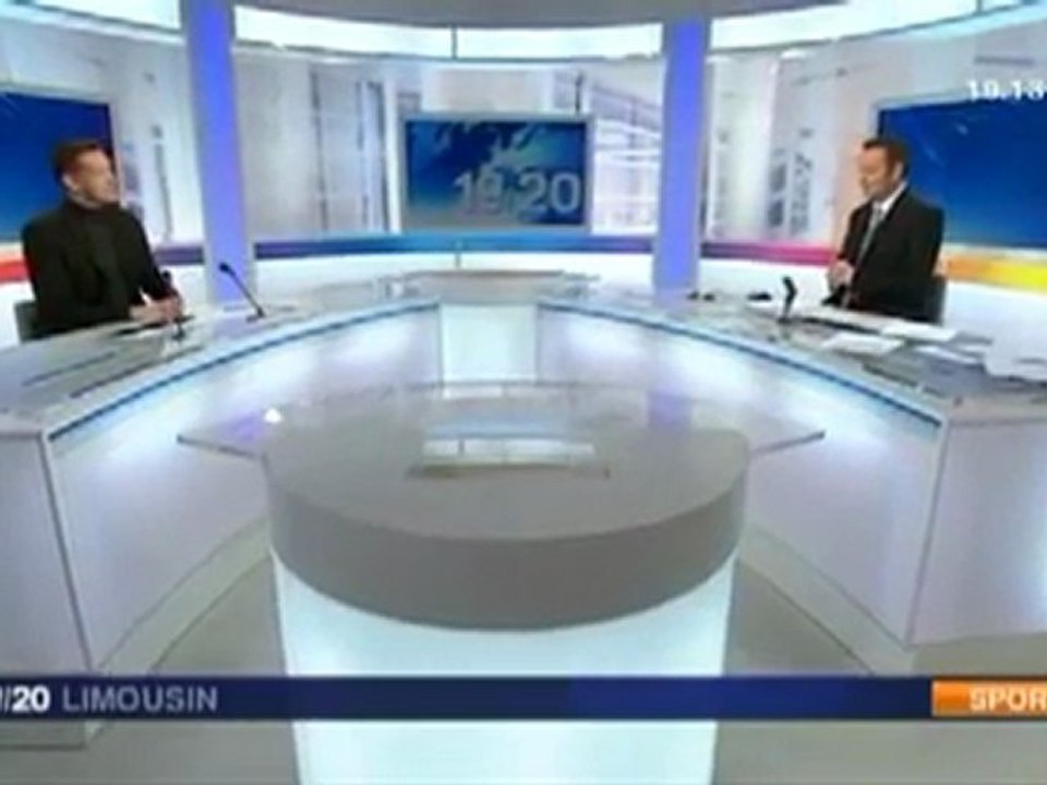 Interview du DTN FFWushu Pierre-Yves Roquefere au 19/20 de France 3 - 10/02/2012