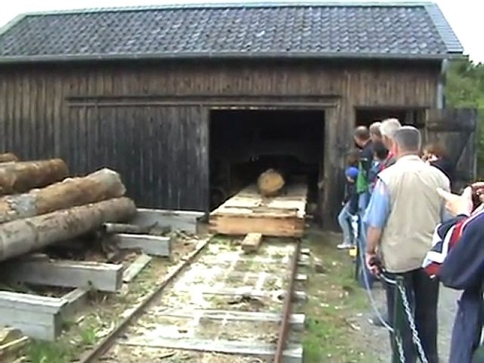 Stationärlokomobile als Sägewerkantrieb in Lindlar 03