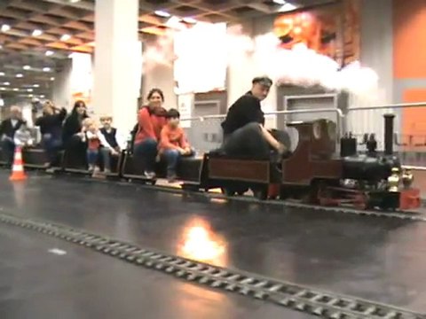 Echtdampftreffen Köln 2008: Eine 01 mit Fotoanstrich verlässt das BW Köln-Messe