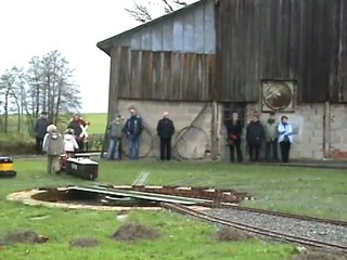 Betrieb an der oberen Drehscheibe im Huserland