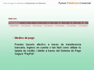 Curso de Manipulador de Alimentos