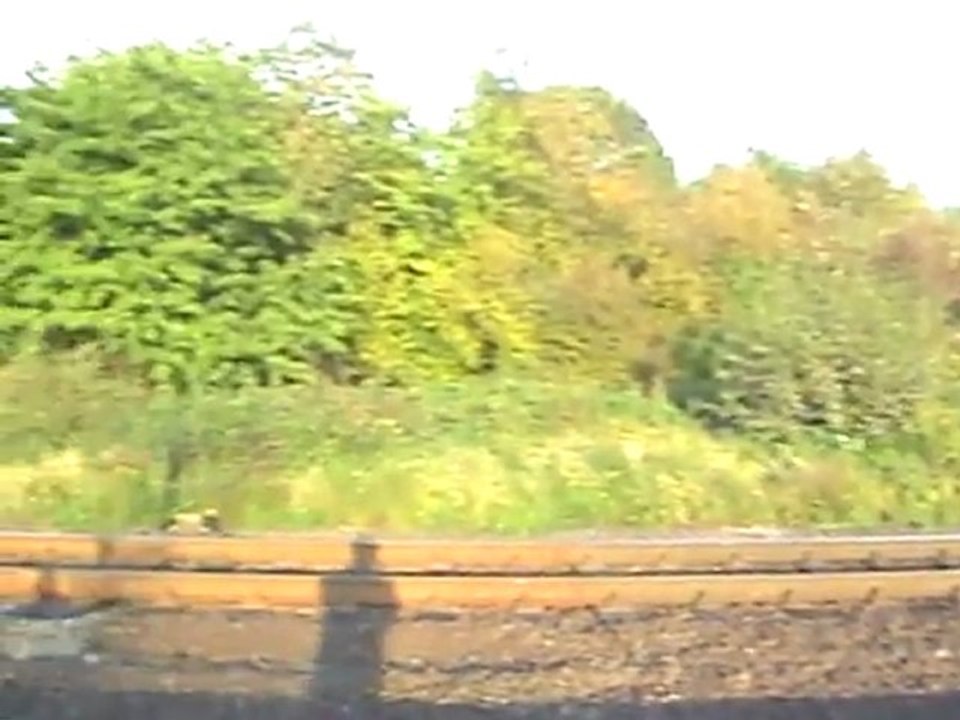 BR 185 mit diversen Güterwagen auf dem Weg nach Köln Bonn vor der Rheinbreitbacher Kurve