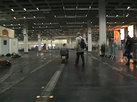 BR 152 auf fünf Zoll Spur auf dem Kölner Echtdampftreffen 2008 in der Messe Köln