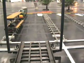 Schiebebühnenmitfahrt im fünf Zoll BW Köln-Messe