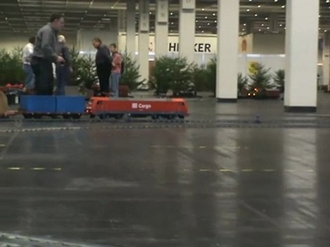 Echtdampftreffen Köln 2008 BR96 BR152 und E69 fahren in Richtung BW Köln-Messe