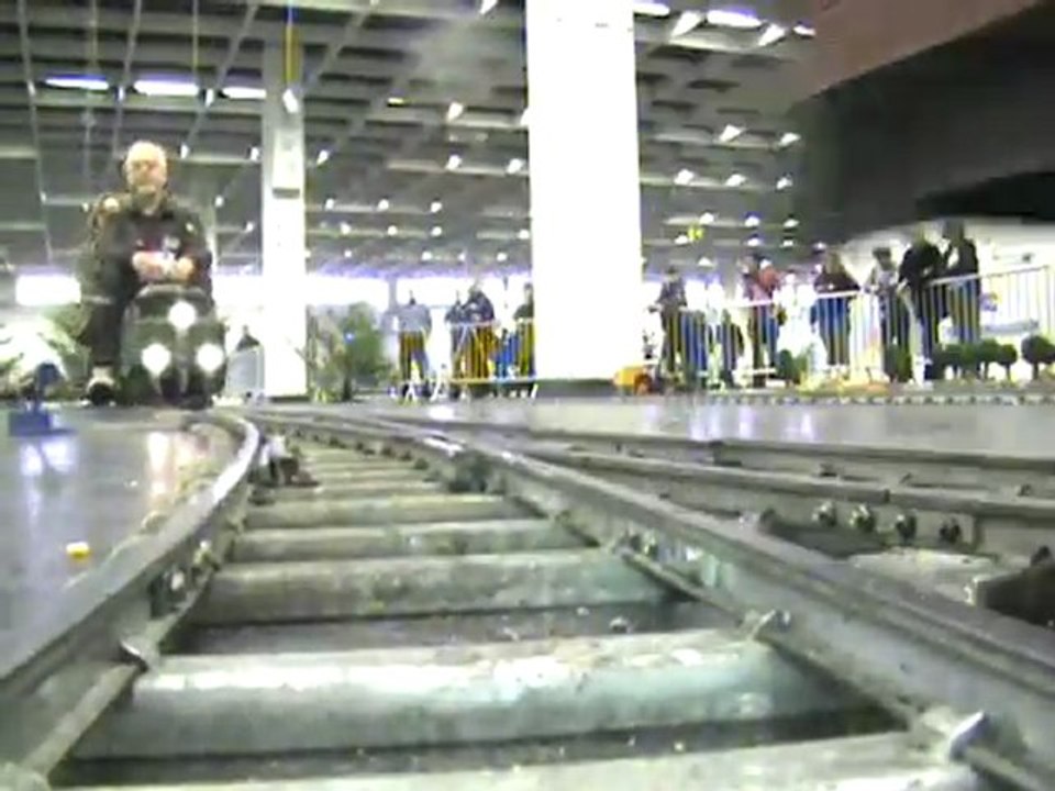 Echtdampftreffen Köln 2008 BR01 BR56 BR96 Köf und V36 passieren die Weiche zur Notausweiche beim Containerterminal