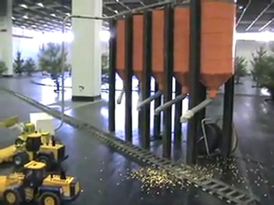 Echtdampftreffen Köln 2008 Abfilmung des Areals um Getreidesilo und Containerterminal während BR96 und diverse andere fünf Zoll Lokomotiven passieren