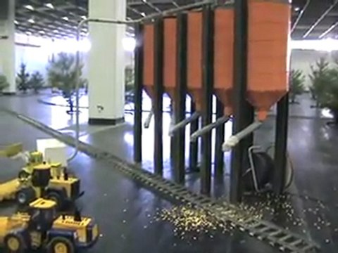 Echtdampftreffen Köln 2008 Abfilmung des Areals um Getreidesilo und Containerterminal während BR96 und diverse andere fünf Zoll Lokomotiven passieren