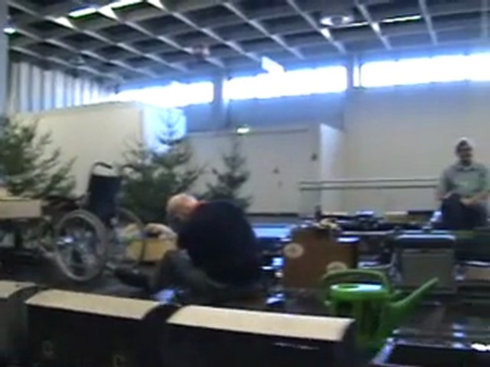 Cologne Livesteam Meeting 2008 Two prussian T3 and a British engine are drivin by