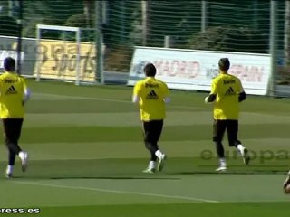 Los internacionales del Madrid vuelven a entrenar
