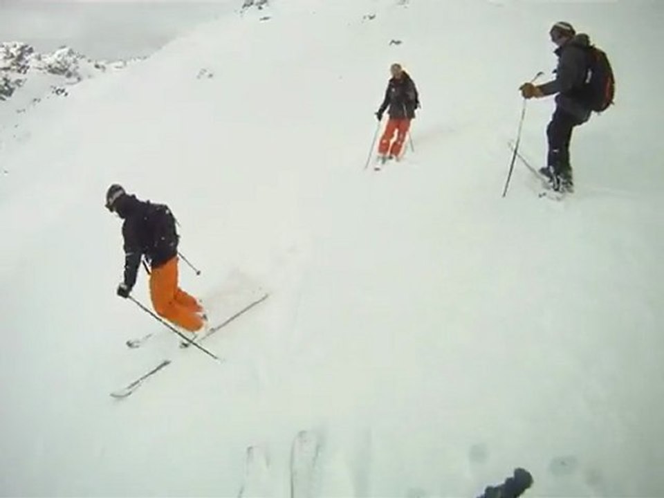 Hors piste face Nord Pointe Argentière- Foglietta (3000 m)