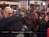 French President Sarkozy booed in Bayonne - no comment