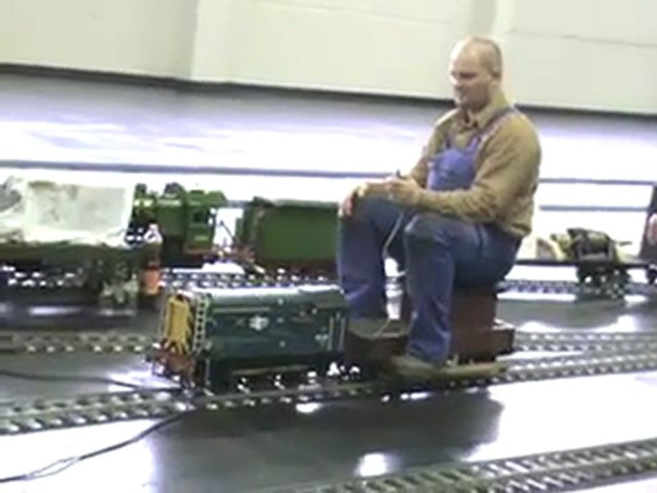 Cologne Livesteam Meeting 2008 Me shunting with a Class 08 Part 04