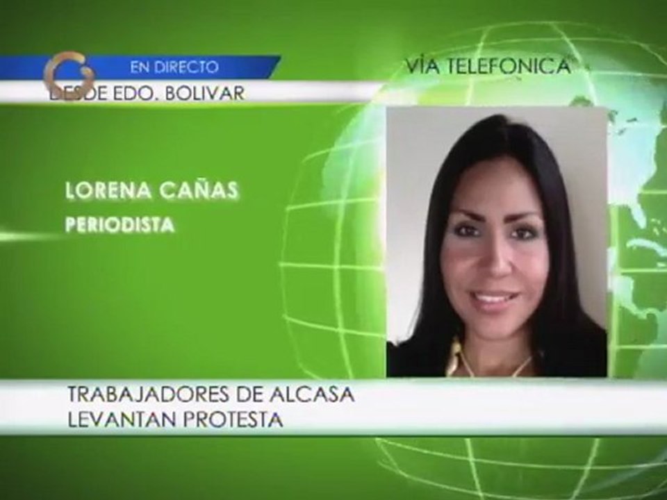 Trabajadores encadenados de CVG Alcasa levantan la protesta