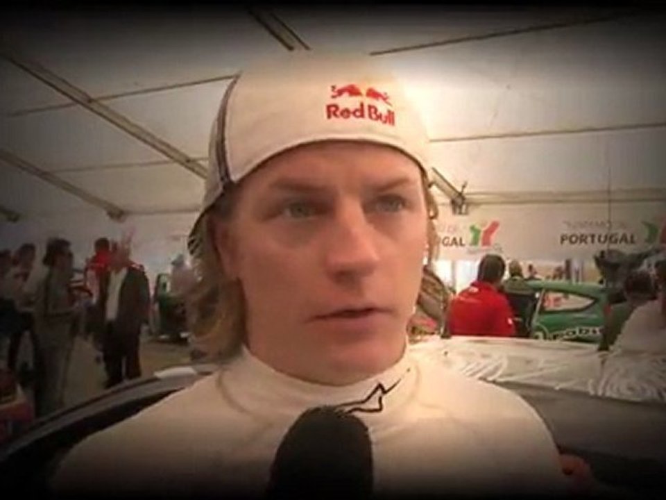 WRC Rally Portugal 2011 Kimi Räikkönen Interview after Day 1