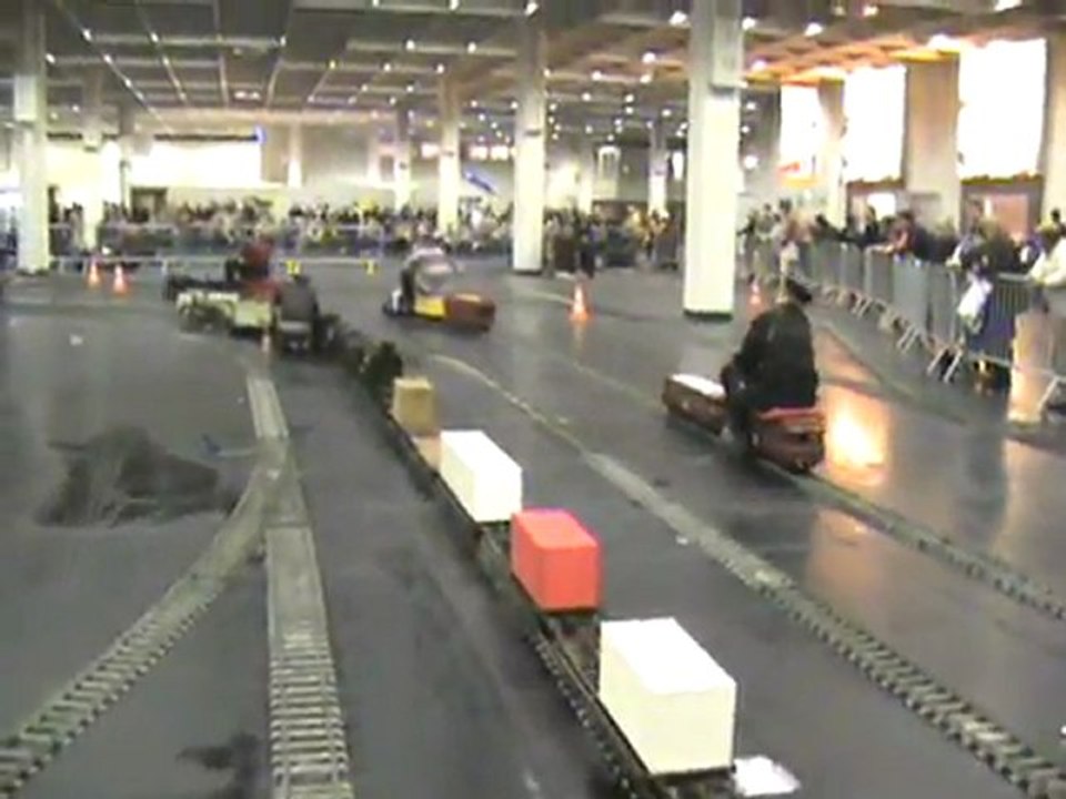 Kölner Echtdampftreffen 2008 Kleiner Rundgang über den Bahnhof des fünf Zoll BW Köln-Messe