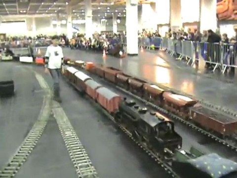 Echtdampftreffen Köln 2008 BR96 rangiert beim fünf Zoll BW Köln-Messe