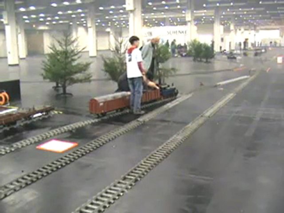 Echtdampftreffen Köln 2008 Rangierarbeiten und Startvorbereitungen  im fünf Zoll BW Köln-Messe