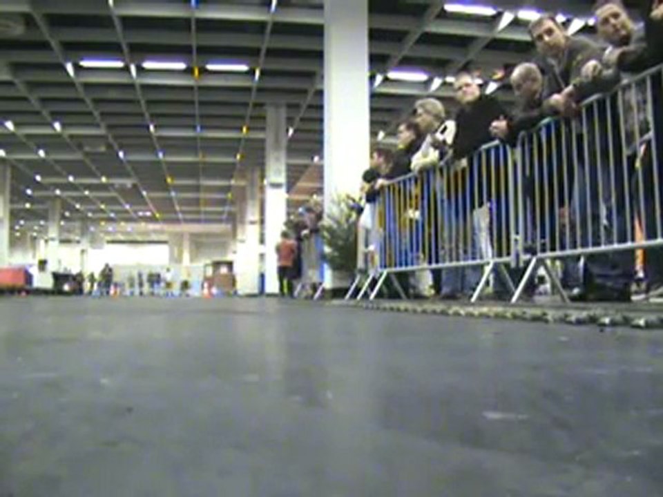 Echtdampftreffen Köln 2008 Publikumszug, Jenbach Pony, preußische G8 und diverse andere Lok fahren auf fünf und 7,25 Zoll Gleisen