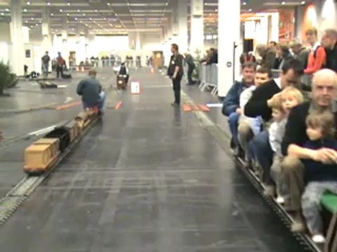 Livesteam Meeting in Cologne 2008 Several steamlocos are puffing arround