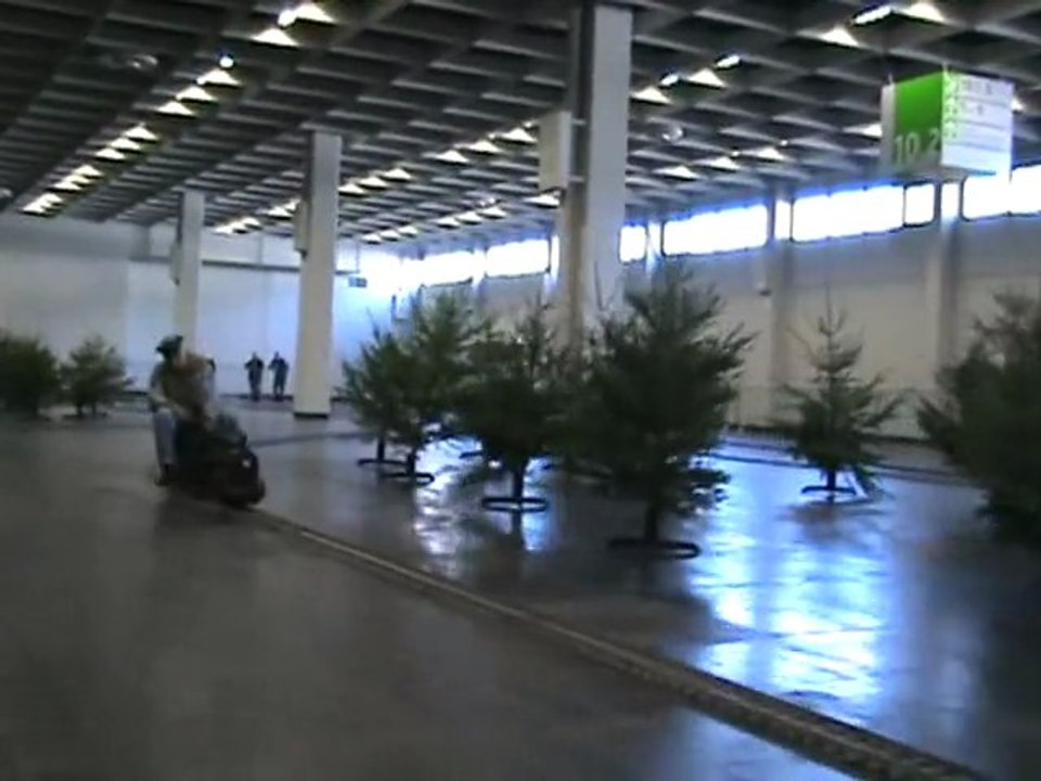 Echtdampfhallentreffen Köln 2008 Gmeinder Führerstandsmitfahrt Runde 01