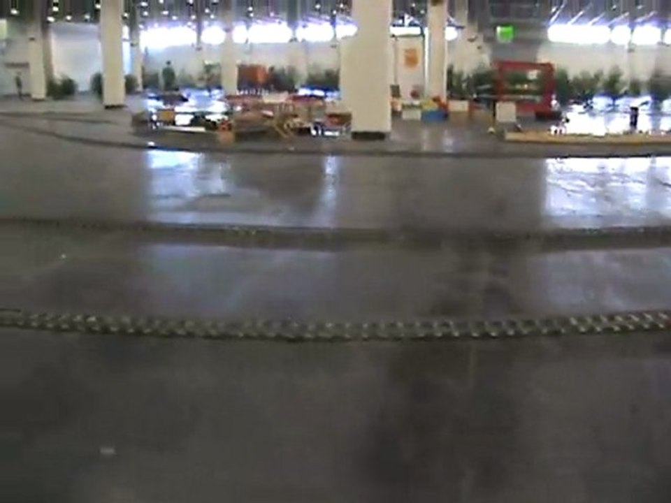 Echtdampfhallentreffen Köln 2008 Gmeinder Führerstandsmitfahrt Runde 02 Teil 01