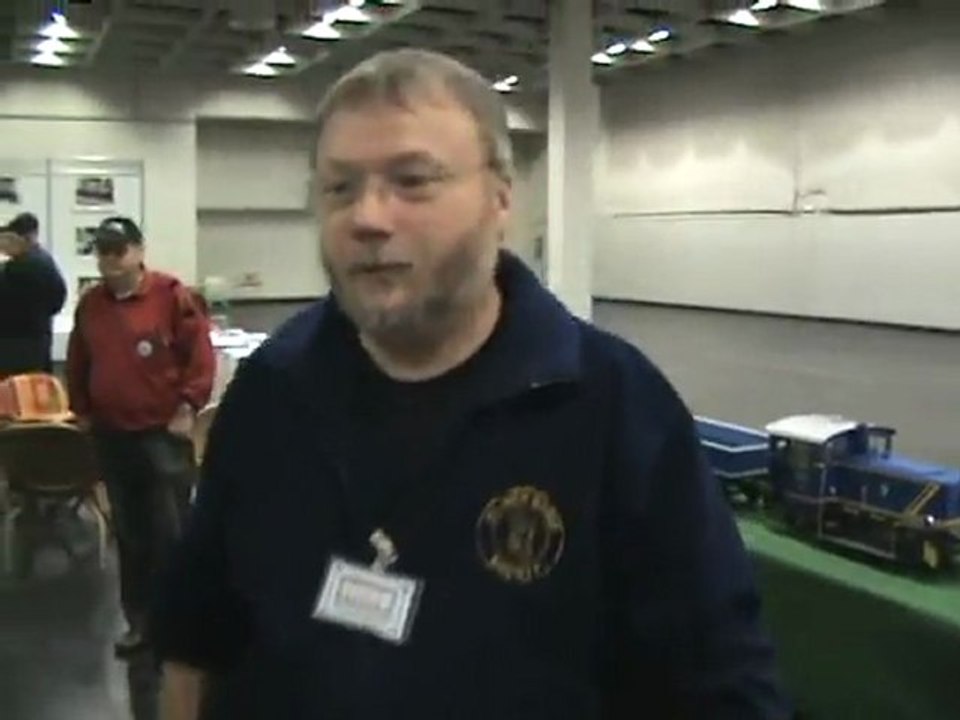 Vorstellung des Standes der Leverkusener Dampfbahn bei Echtdampfhallentreffen Köln 2008 Teil 01