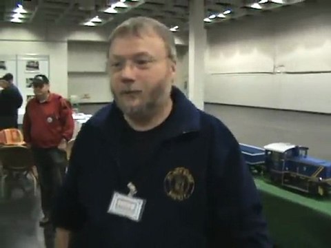 Vorstellung des Standes der Leverkusener Dampfbahn bei Echtdampfhallentreffen Köln 2008 Teil 01