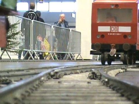 Kölner Echtdampftreffen 2008 Große Lokparade aus Froschperspektive