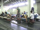 Livesteam Meeting Cologne 2008 Lee´s shunting with a British Class 08 shunter Part 01 of 04