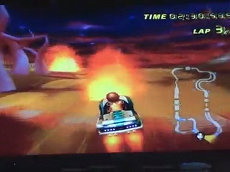 Mario Kart Tournament Grumble Volcano in Reverse..