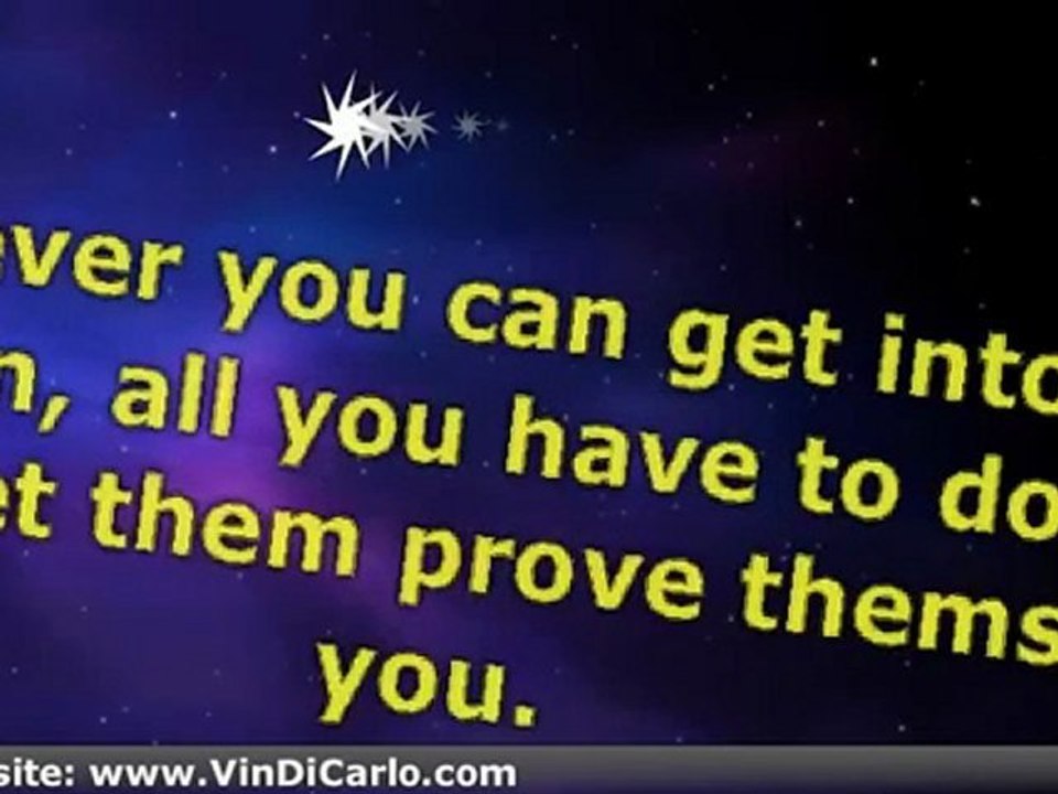 Dating tips: Make her come to you