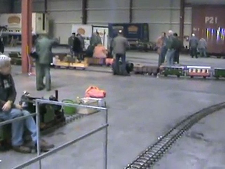 Echtdampftreffen Sinsheim 2009 Die Sieben Zoll  Schmalspur  und Feldbahnhalle Teil 02 Teil 02 von 02