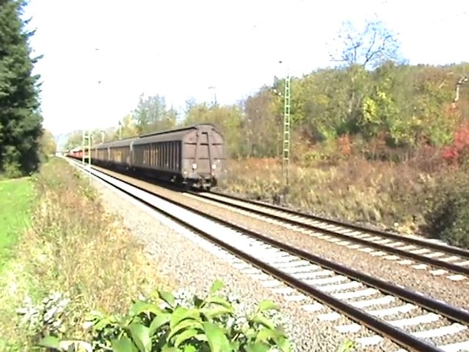 BR 189 mit gemischtem Güterzug nach Bonn bei Rheinbreitbach