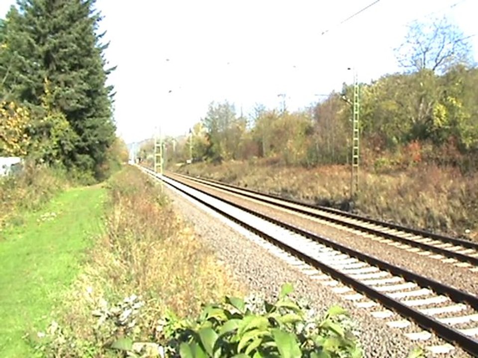 Personenzüge am 21.10.08 bei Rheinbreitbach