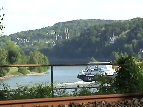 BR146 mit Dostos beim Unkelbachtal nach Remagen Koblenz und BR120 mit IC nach Bonn Köln